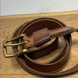 Polo by Ralph Lauren Brown Leather Men's Belt
